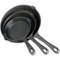 CAST IRON SKILLET SET 8"10"12"